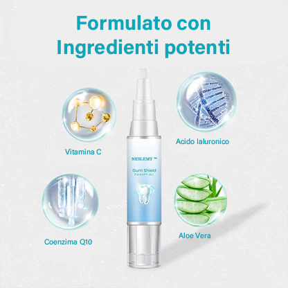 NESLEMY™ Gel Terapia per Gengive – Cura Professionale per la Salute delle Gengive e Prevenzione del Recedimento